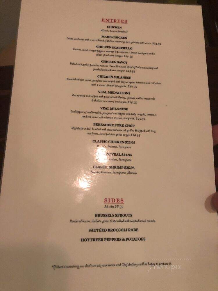 Pucciarello's Italian Kitchen - East Hanover, NJ menu_pic