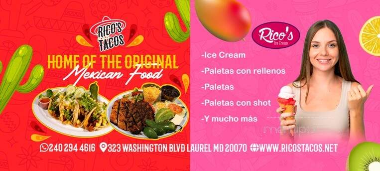 Rico's Tacos - Laurel, MD