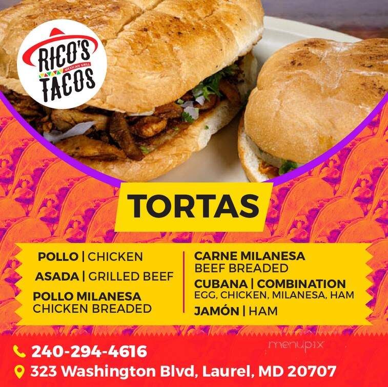 Rico's Tacos - Laurel, MD