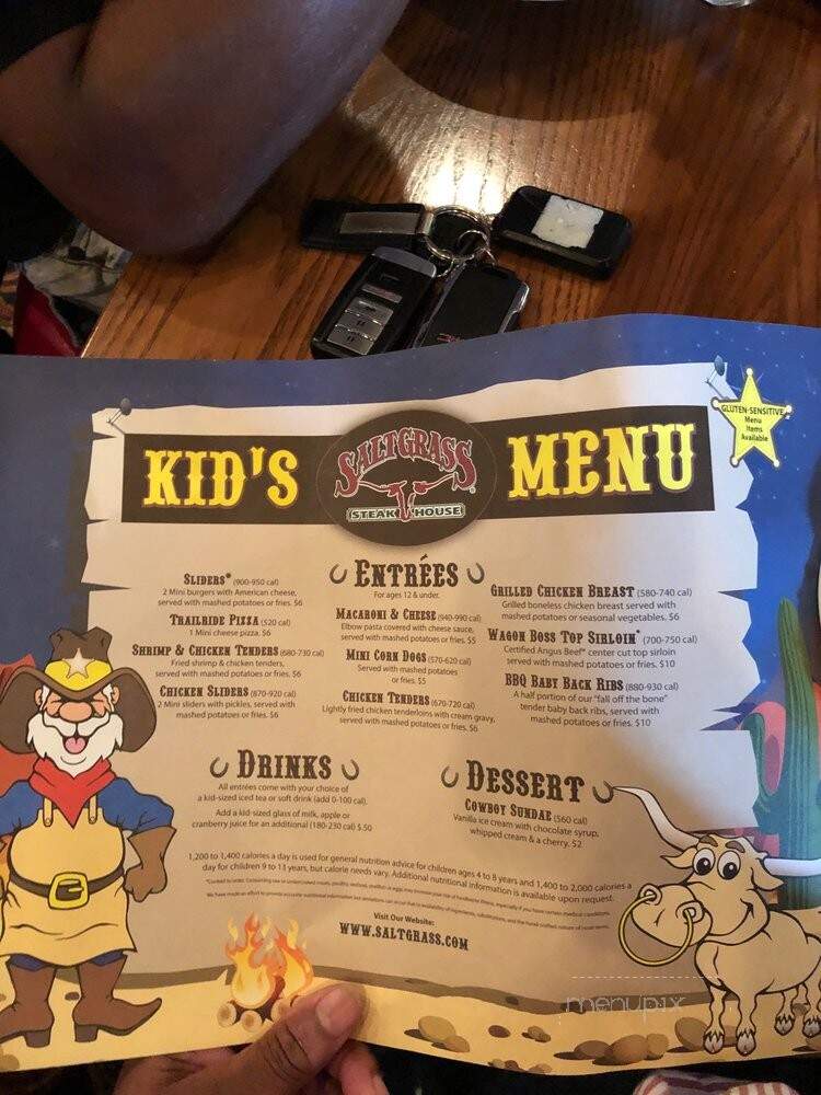 Saltgrass Steak House - Metairie, LA menu_pic