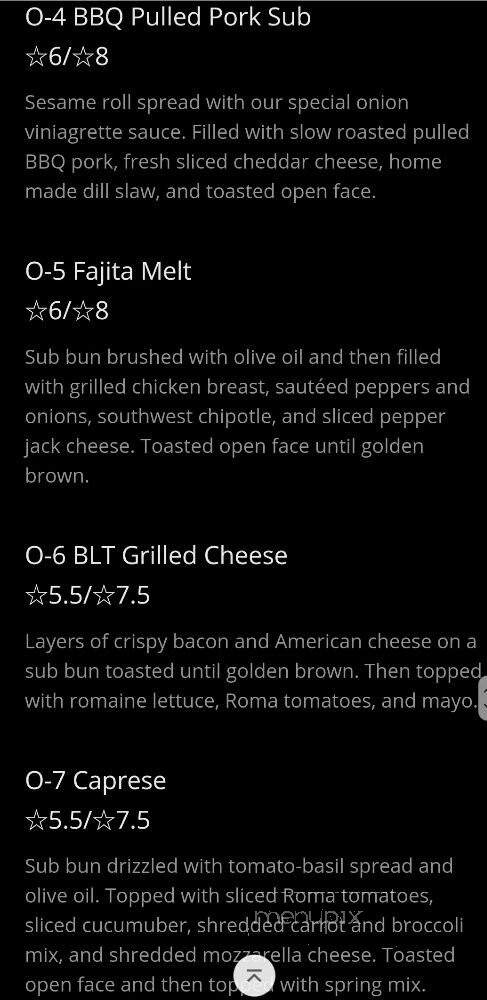 Silver Star Cafe - Grand Rapids, MI menu_pic