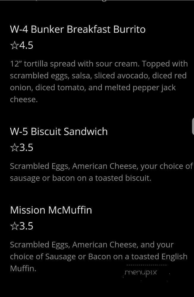 Silver Star Cafe - Grand Rapids, MI menu_pic