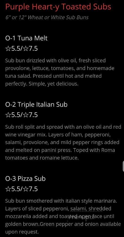 Silver Star Cafe - Grand Rapids, MI menu_pic