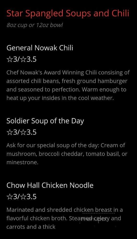 Silver Star Cafe - Grand Rapids, MI menu_pic