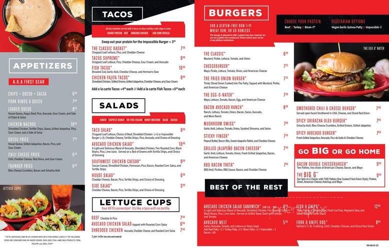 Smitty's Garage Burgers & Beer - Rogers, AR menu_pic