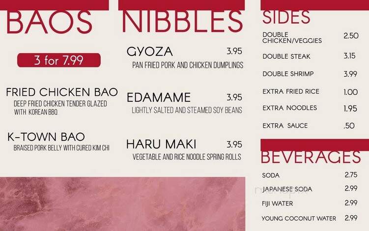 SOBA Asian Kitchen - Sandusky, OH menu_pic