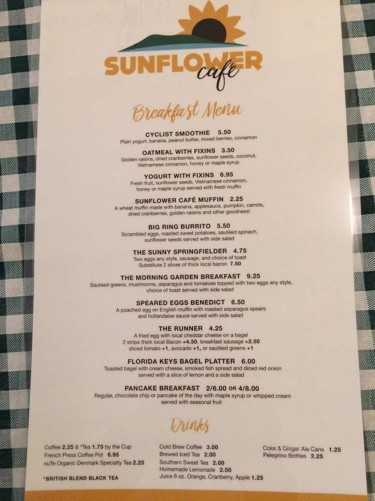 Sunflower Cafe - Cooperstown, NY