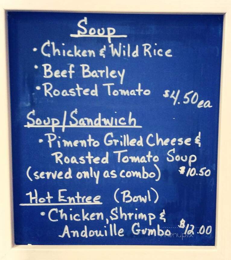 Sunflowers & Greens - Easton, MD menu_pic