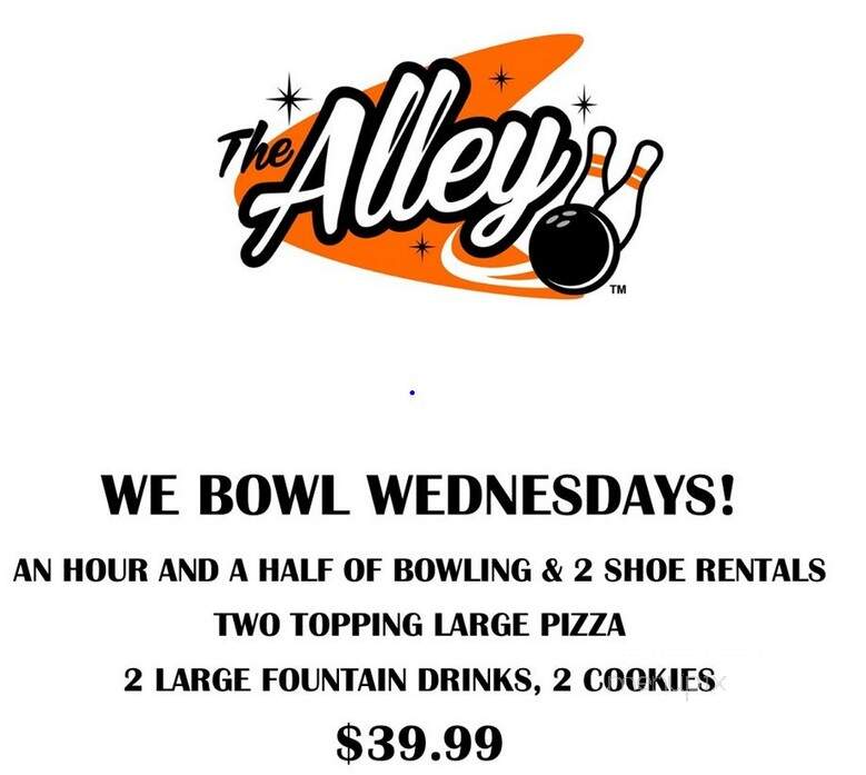 The Alley - Oakland, MD menu_pic