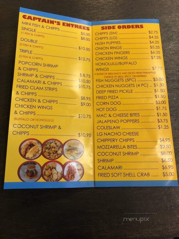 The Chippery - Union, NJ menu_pic