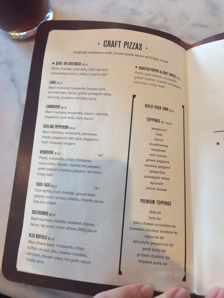 The Goat - Mount Juliet, TN menu_pic