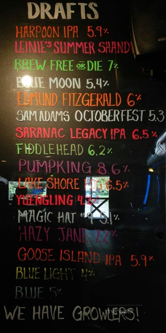The Nest - Apulia Station, NY menu_pic