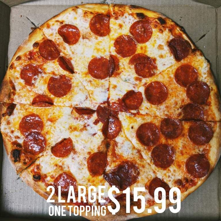 The Pizzeria - Brownsville, TX menu_pic
