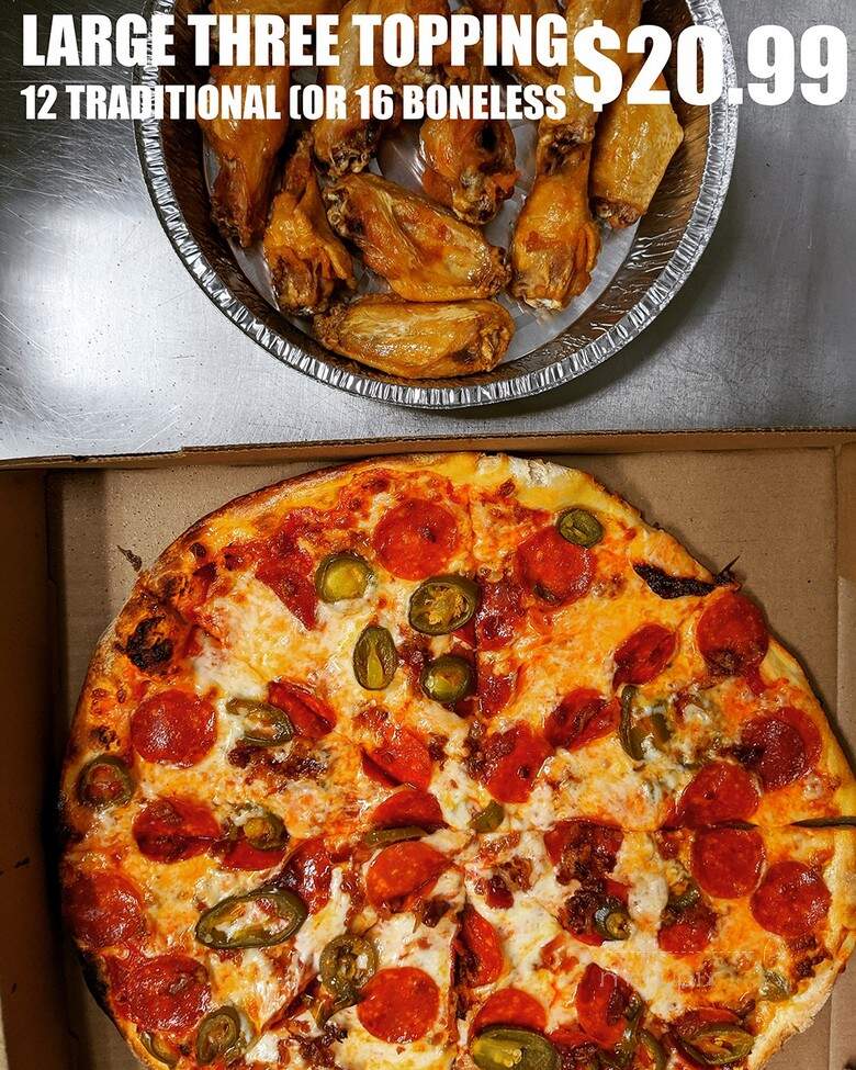 The Pizzeria - Brownsville, TX menu_pic