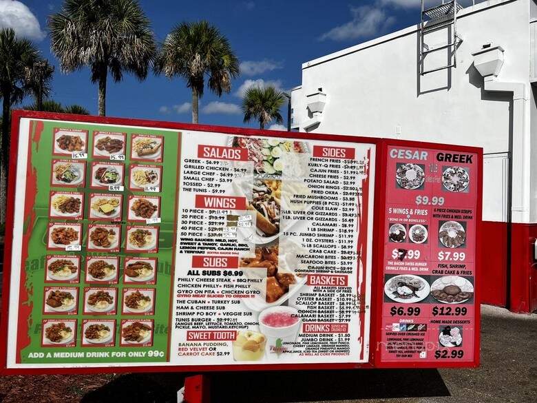 Tunis seafood wings and subs - Orange Park, FL menu_pic