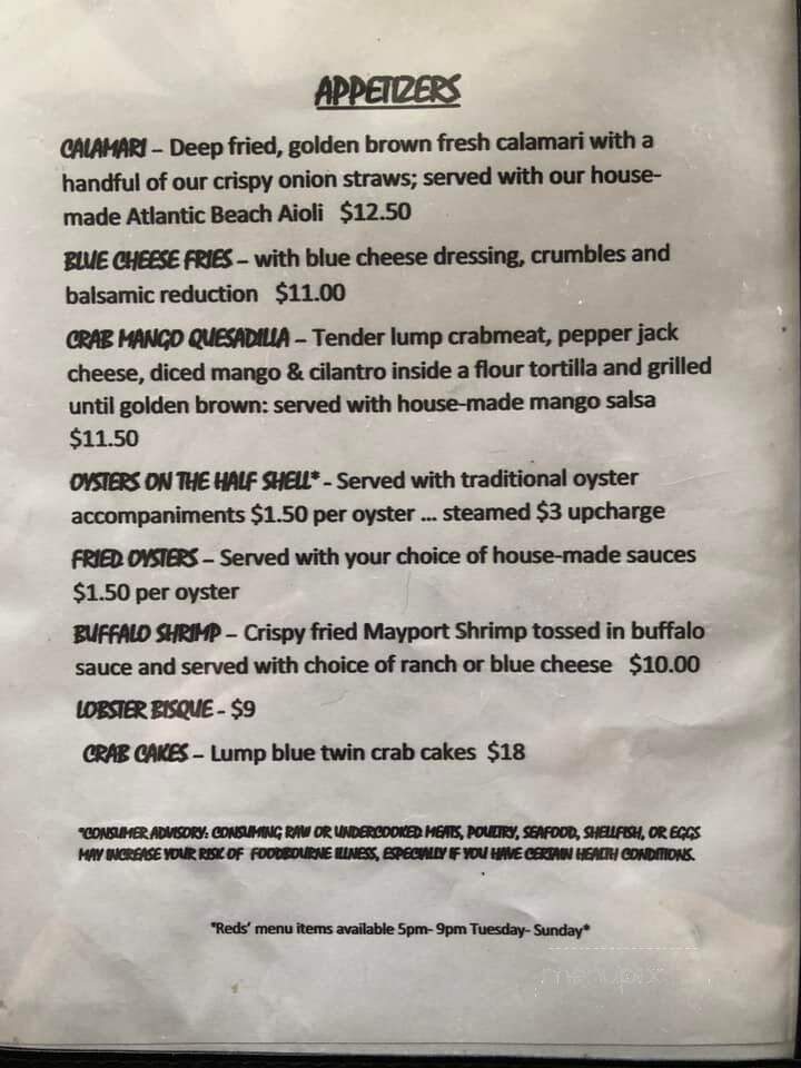 Two Dudes Seafood Restaurant PV - Ponte Vedra Beach, FL menu_pic