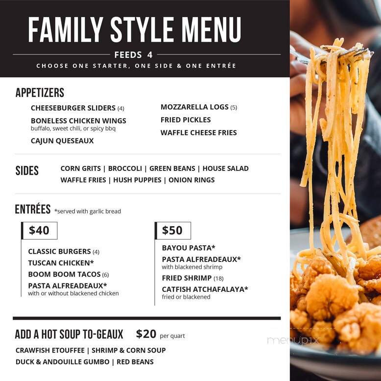 Walk-On's Sports Bistreaux - Broussard, LA menu_pic