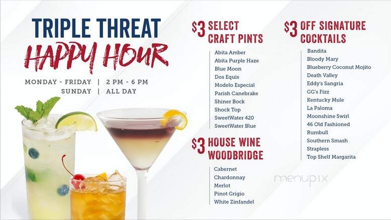 Walk-On's Sports Bistreaux - Broussard, LA menu_pic