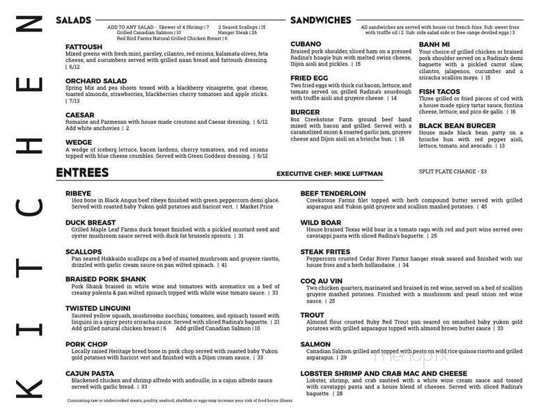 Wine Dive Kitchen - Manhattan, KS menu_pic