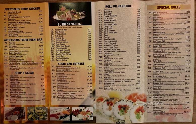 Yamato Japanese Restaurant - Kittanning, PA menu_pic