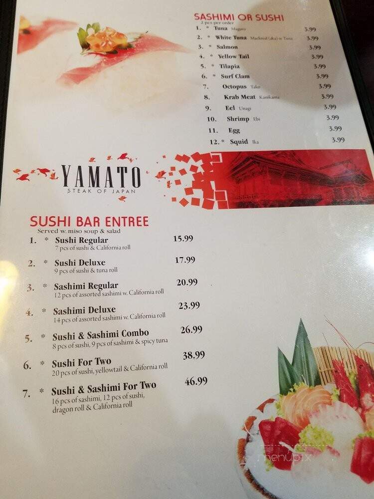 Yamato Steak House Of Japan - Vincennes, IN