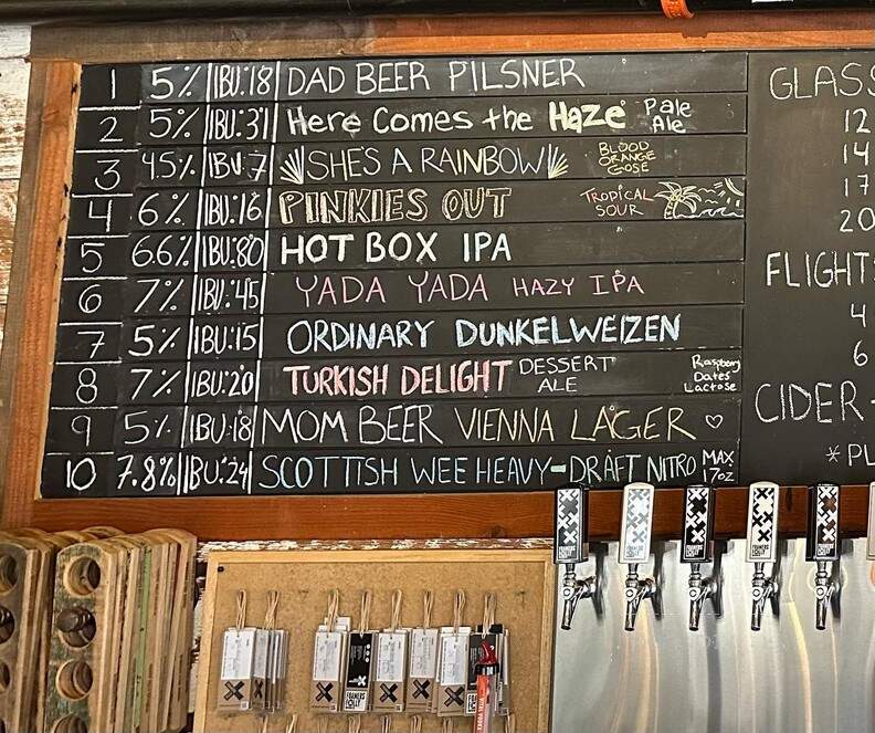 Foamers' Folly Brewing Co. - Pitt Meadows, BC menu_pic