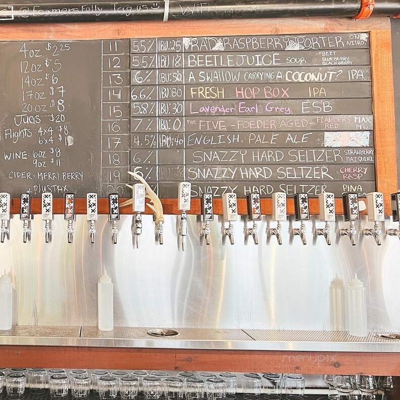 Foamers' Folly Brewing Co. - Pitt Meadows, BC menu_pic