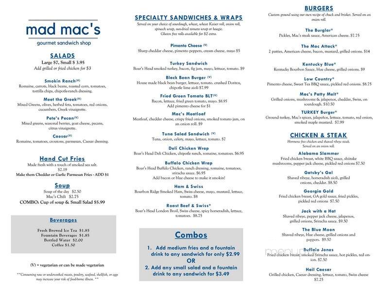 Mad Mac's Gourmet Sandwich - Forest Park, GA
