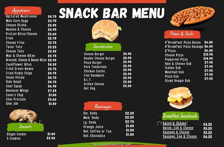 Sunrise Strikes - Zanesville, OH menu_pic