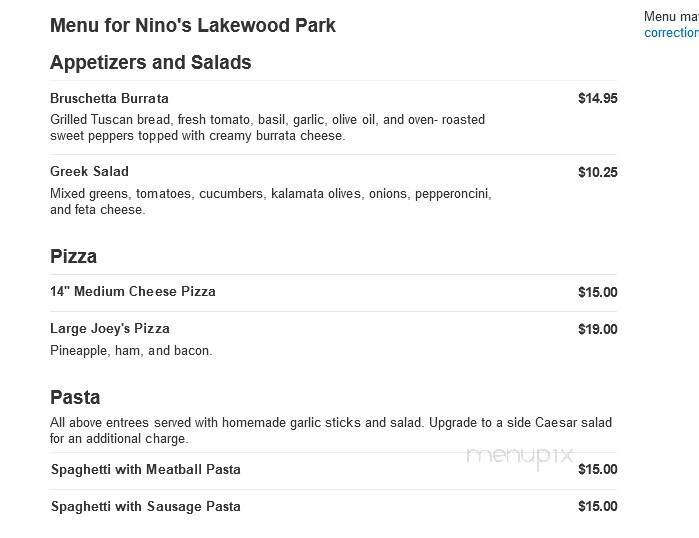 Nino's LakeWood Park - Fort Pierce, FL