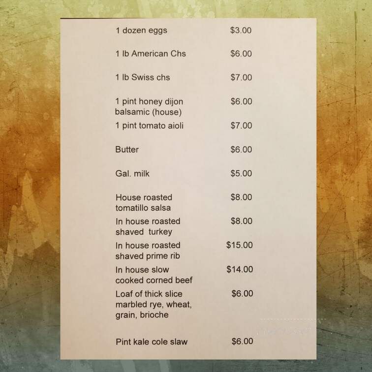 Chagrin River Diner - Willoughby, OH menu_pic