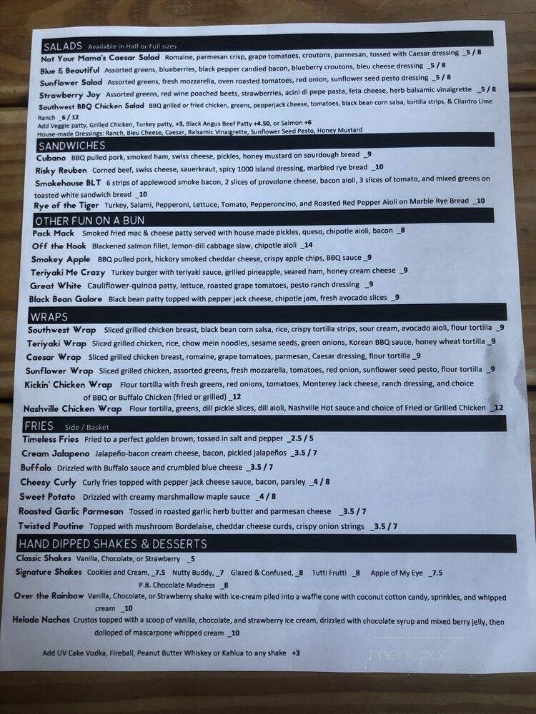 The Pennant - Topeka, KS menu_pic