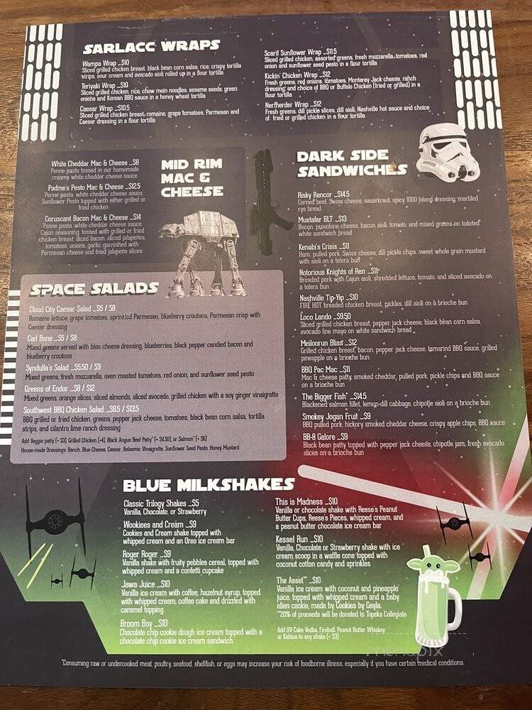 The Pennant - Topeka, KS menu_pic