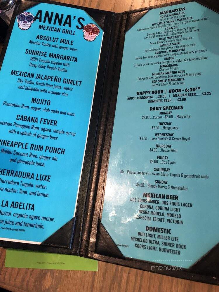 Chepa's Mexican Grill - Allen, TX menu_pic