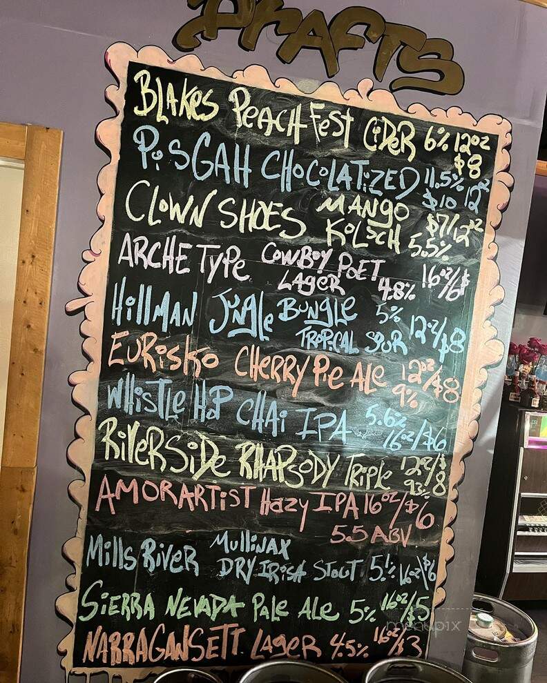 The Barrelhouse - Asheville, NC menu_pic