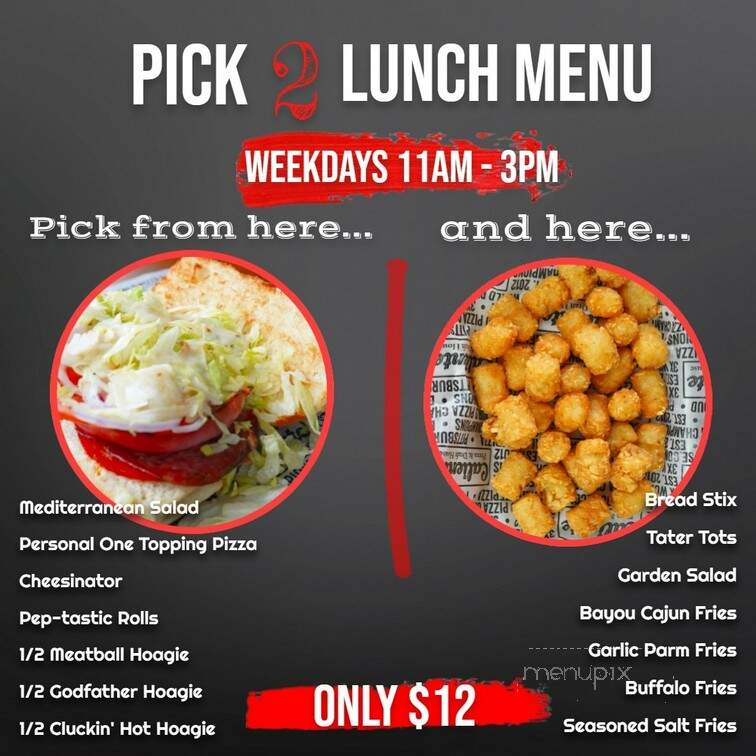 Caliente Pizza & Drafthouse - Aspinwall, PA menu_pic