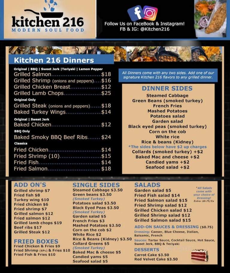 Kitchen 216 - Albany, NY