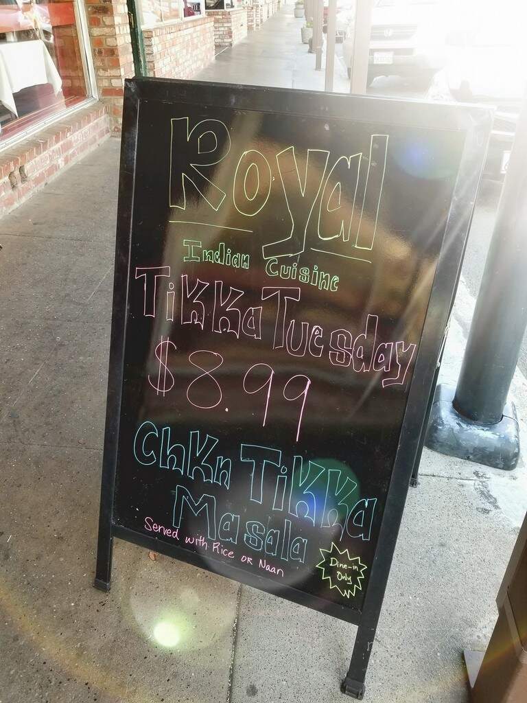 Royal Indian Cuisine - Auburn, CA menu_pic