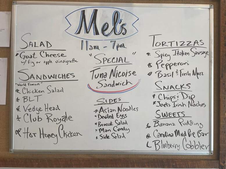Mel's Commissary & Catering - Carrboro, NC menu_pic