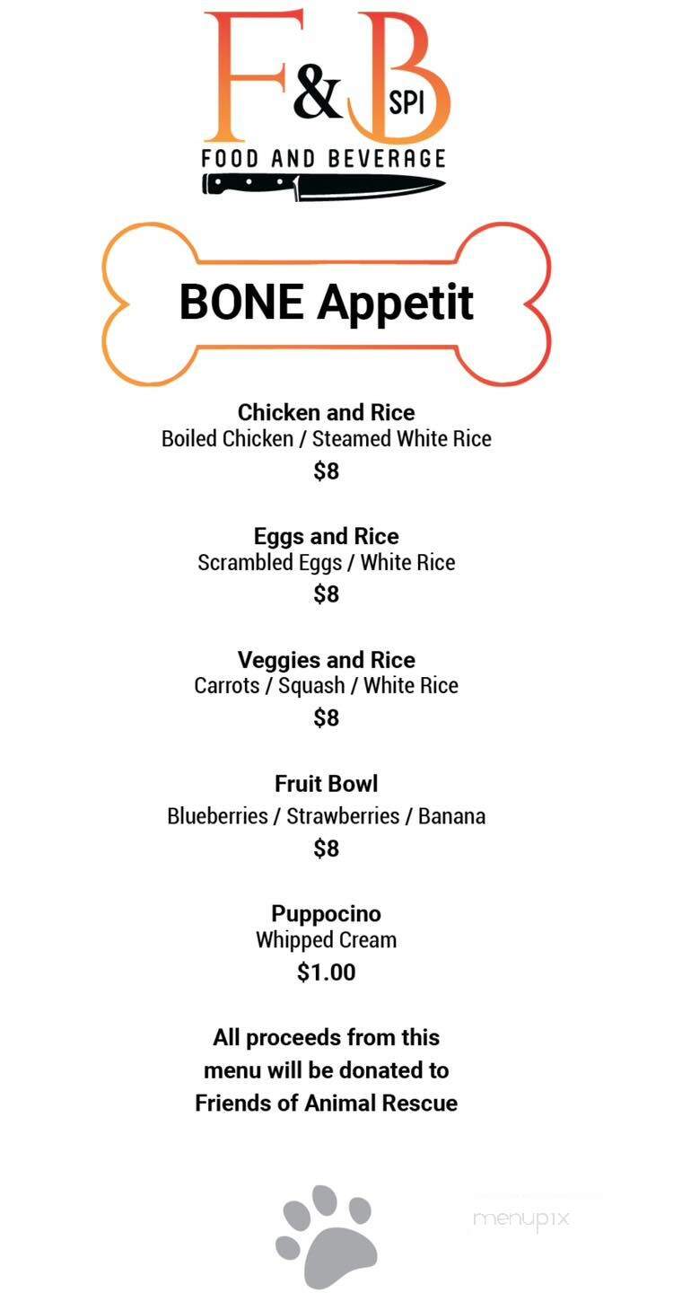 F&B - South Padre Island, TX menu_pic