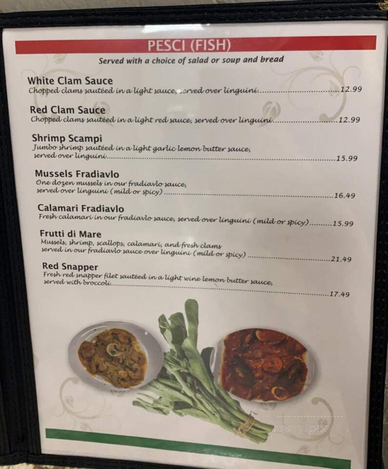 Sammy's Pizzeria & Restaurant - Wildwood, FL menu_pic
