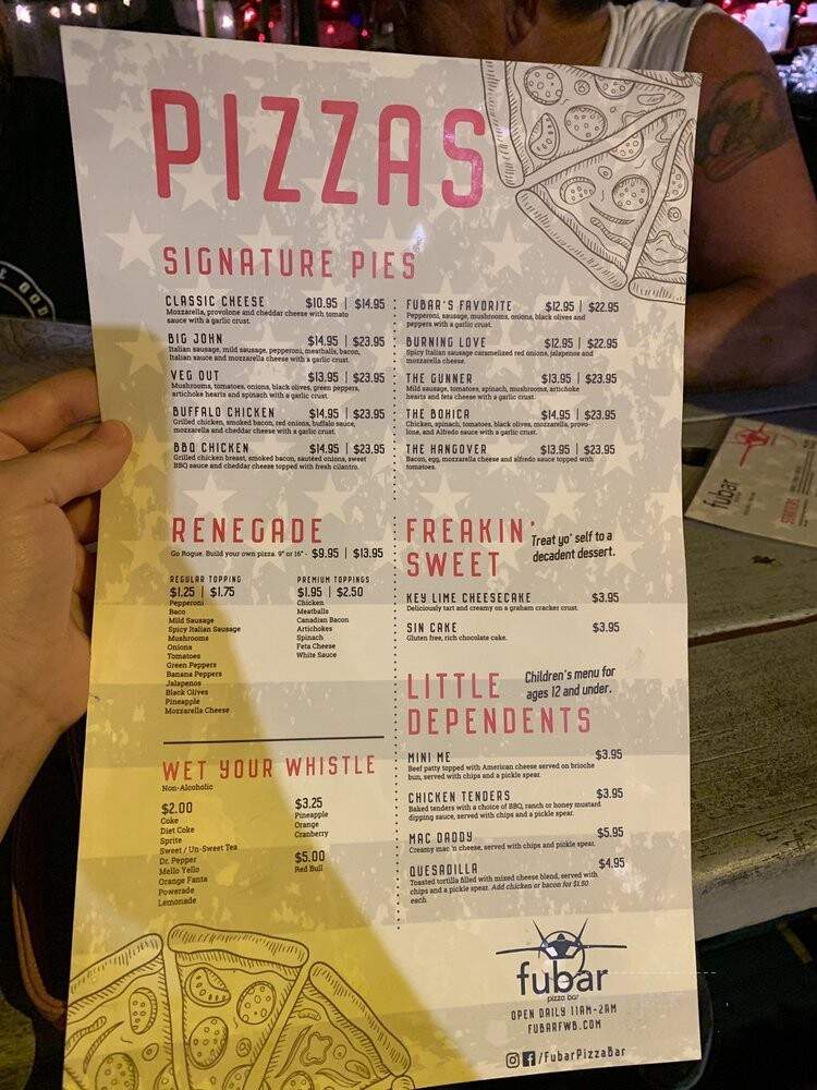 Fubar Pizza Bar - Fort Walton Beach, FL