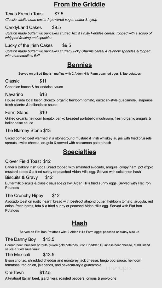 Flat Iron Tap - Lake Geneva, WI menu_pic