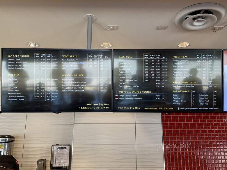 85 Degree C Bakery Cafe - Austin, TX menu_pic