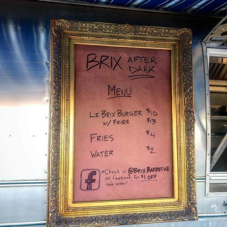Brix Barbecue - Fort Worth, TX menu_pic