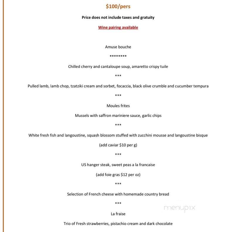 Partage - Las Vegas, NV menu_pic