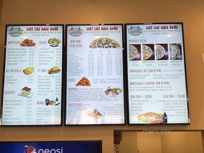 Brooklyn Pizzeria - Baytown, TX menu_pic