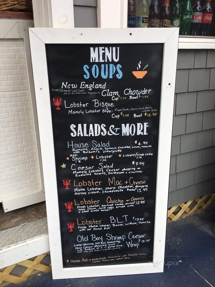 Mainely Lobster Cafe - Old Orchard Beach, ME menu_pic