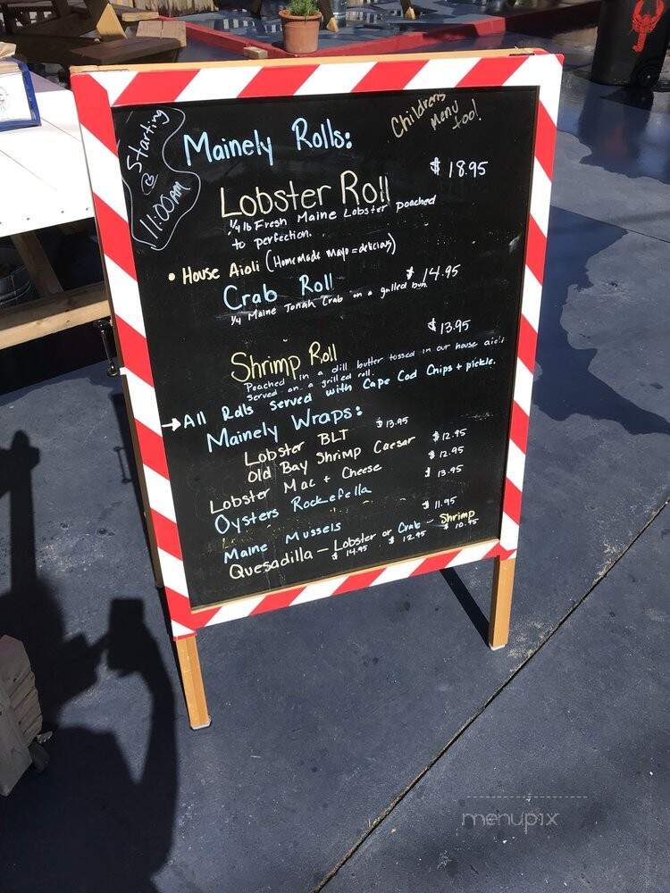 Mainely Lobster Cafe - Old Orchard Beach, ME menu_pic