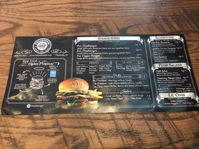 Chillburger - Clarksville, IN menu_pic